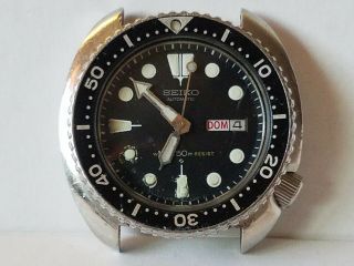 Vintage Seiko Turtle 6309 - 7049 Automatic Diver Watch 1979 3