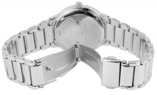 Excellanc Damenuhr Silber Strass Analog Metall Quarz Armbanduhr X1800065003 3