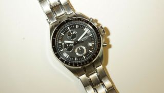 Fossil Black Dial & White Accents Men 