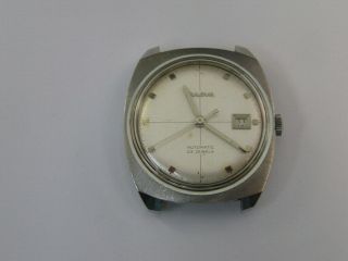 Vintage Bulova Watch 23 Jewel Automatic W/ Date 1967 Cal 11alacd