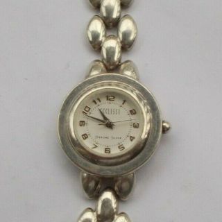 Rare Vintage Ecclissi Sterling Silver Watch Wristwatch 31680 Quartz 925 Look Nr