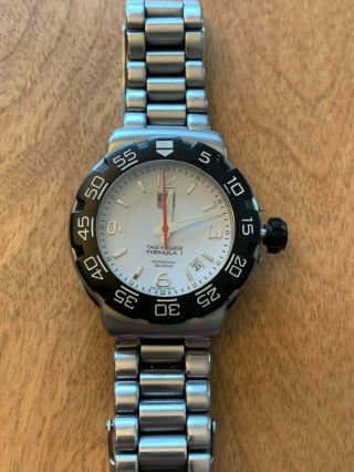 Heuer Tag Formula 1 White Face (not Please Read)