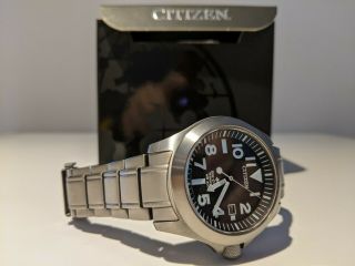 Citizen Bn0118 - 55e Titanium Eco - Drive Watch