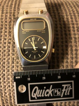 Heuer Senator Gmt Swiss Made Digital Quartz Watch