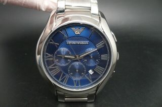 Old Stock Emporio Armani Ar11082 Chronograph Stainless Steel Quartz Watch