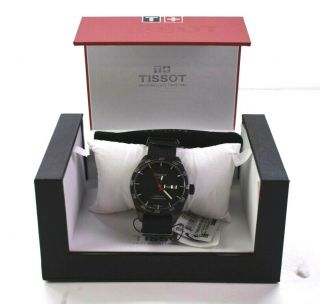 Tissot T1004303705100 Prs516 Powermatic Textile Strap Watch Mens Black 42mm