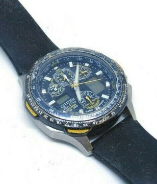 Citizen W200 Skyhawk Blue Angels Wrist Watch (radio Controlled)