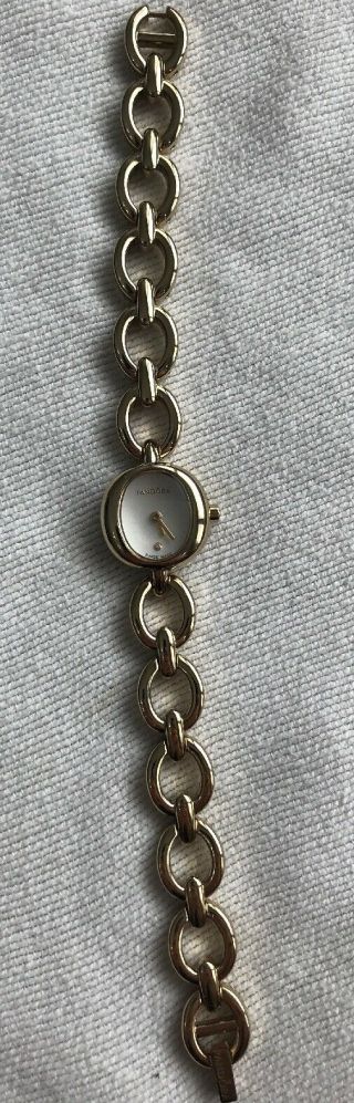 Pandora Stainless Steel Circles Watch With Diamond,  812025wh Sapphire Glass