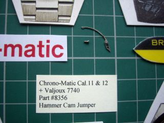 8356 Hammer Cam Jumper.  1970s Chrono - Matic Breitling Heuer Cal.  11,  12,  14,  V7740 2