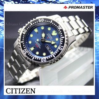 Watch Citizen NY0040 Blue Promaster Aqualand Automatic Diver ' s 20bar Men Mares 2