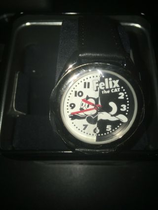 Felix The Cat Fossil Watch Limited Edition Black Leather