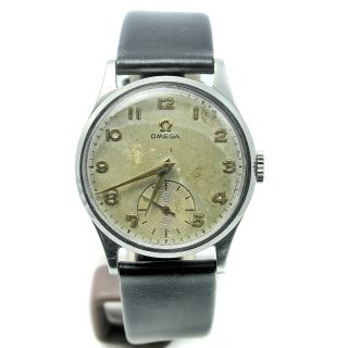 Vintage Omega Classic Steel Watch 1940 