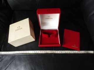 Vintage Omega Boxes And Paper Book Ect