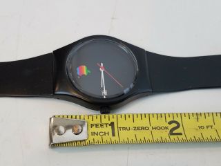 Apple Computers Rainbow Mens wrist watch Sharp vintage Runs NOS? 2