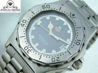 Tag Heuer 932.  206 Silver Gray Dial Date Vintage Watch Swiss Made Quartz