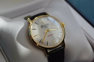 GOLD GUB Glashutte cal 70.  1 mechanical german wrist watch 2