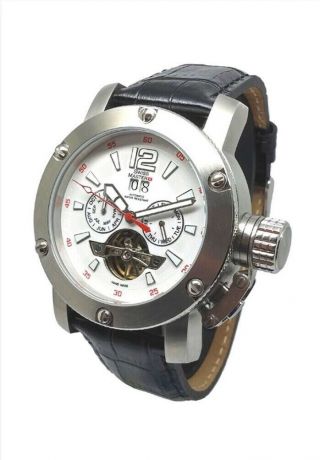 SWISS MASTER mens Automatic Skeleton Watch Large 3