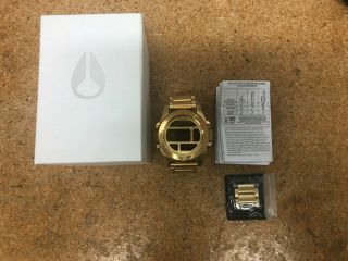 Nixon Unit All Gold Stainless Steel Watch A360502