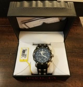 Invicta Pro Diver Chronograph 50mm Stainless Steel Case Men ' s Watch 2