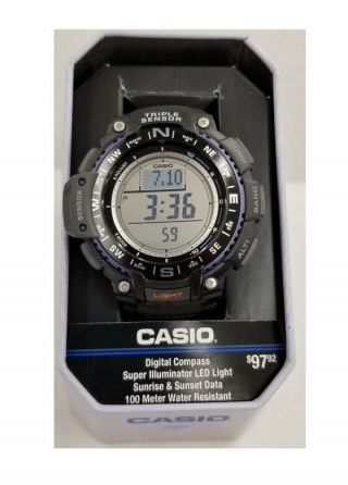 Casio Men’s Triple Sensor Digital Watch