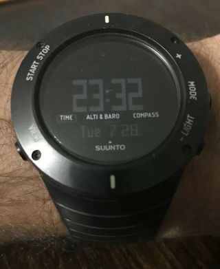 Suunto Core Ultimate Black - The Outdoor Watch - Altimeter Compass - Ss021371000