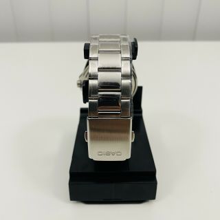Casio Men ' s Quartz Black Day/Date Dial Silver - Tone Watch MTD120D - 8A 3