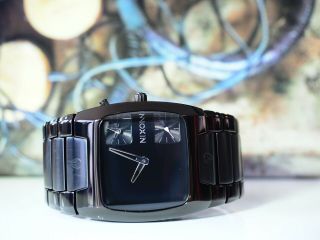 Nixon The Banks Ss Watch In All Black Without Tags