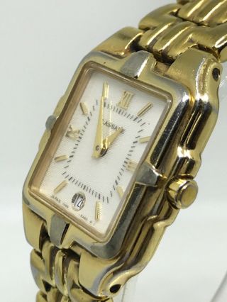 Lassale Watch Seiko 7n89 Sa60 5a39 Japan Sapphire Crystal 5 Bar Great Gold