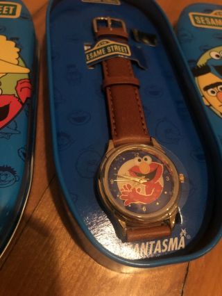 1995 Elmo Character Watches from Sesame Street in Tin by Fantasma 2