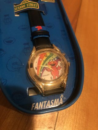 1995 Elmo Character Watches from Sesame Street in Tin by Fantasma 3