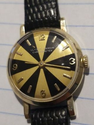 Ulysse Nardin Chronometer Ladies Wristwatch,  14k Solid Gold - Running