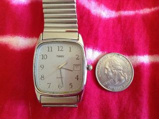 Vintage Watch Timex Quartz Date La Cell Unisex