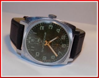 Vintage Soviet Mechanical Watch Pobeda - Olympic Ussr 1980 The Perfect Gift