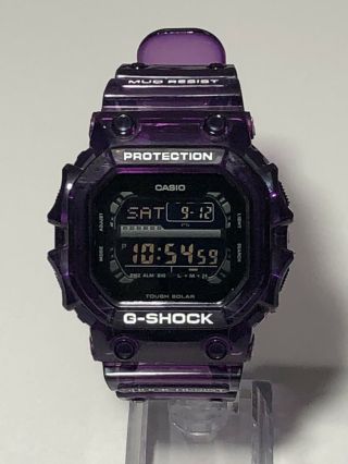Casio G - Shock Gx56 Jelly Purple (customized) Tough Solar