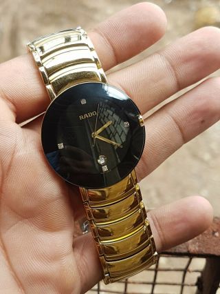 Rado Jubile Date Quartz Men Gent Swiss Wrist Watch Eta 955