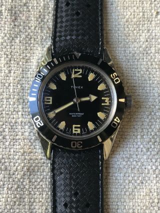 Very Rare Vintage 1966 Timex 600ft Diver,  All Stainless Steel,  - Y