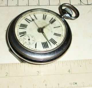 Swiss Lexington Antique Alarm Pocket Watch
