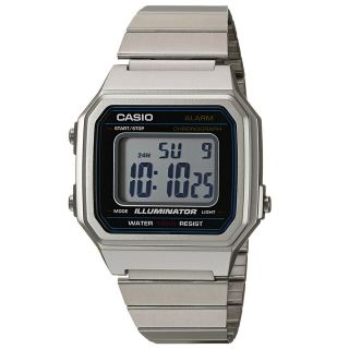 Casio B650wd - 1a Retro Digital Square Unisex Watch B650wd 50m Wr