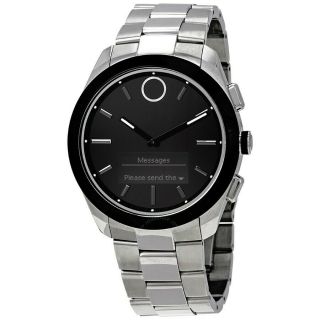 Movado Bold 3660013 Silver Stainless Steel Black Dial Men 