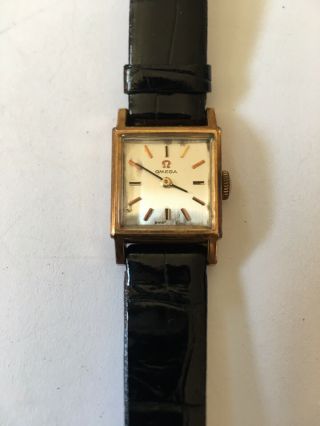 Omega Watch Women Vintage Gold Plated Swiss Made