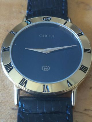 Gucci 3000m Swiss Made Wrist Watch For Man And Battery