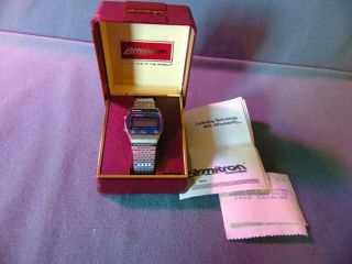 Wrist Watch Armitron Vintage Chronograph Digital 11/21/80