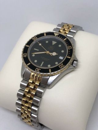Tag Heuer 1000 Professional 200m 2 - Tone Men’s Luxury Watch 980.  020b Parts/repair