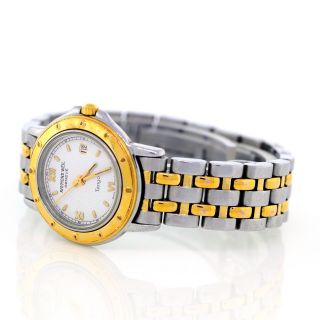 Raymond Weil Tango Wrist Watch Two - Tone Bracelet St.  Steel Roman Numeral 5360