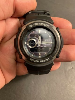 Casio G - Shock Street Rider Mens Black Strap Watch 3750 G - 300 With Batteries 2