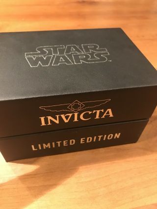 Invicta Star Wars Darth Vader Stainless Steel 52mm Ltd Ed 1045 Model 26497 3