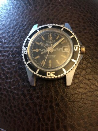 Gents Vintage Sicura Divers Style Watch Not