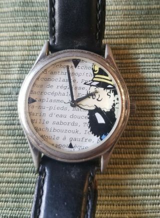 Vintage Les Aventures De Tintin Herge Citime 30m Watch
