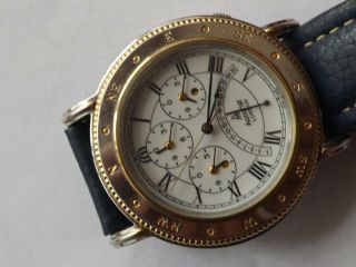 A Vintage Gents Stainless Steel Cased Accurist Greenwich Commemorative Gmt 004