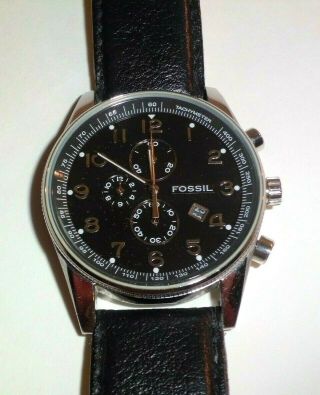 MEN ' S OVER SIZED CHUNKY FOSSIL CHRONO WATCH FS - 4310 SHARP 2